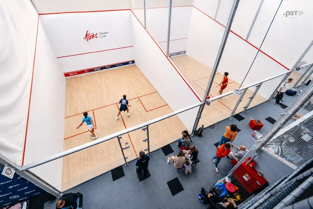 Wnętrze klubu Atras Squash